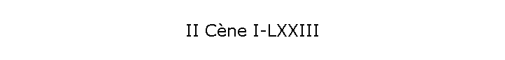 II Cne I-LXXIII