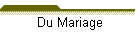 Du Mariage