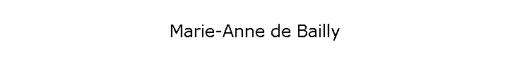 Marie-Anne de Bailly