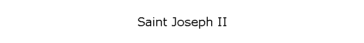 Saint Joseph II