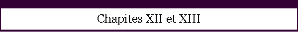 Chapites XII et XIII