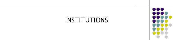 INSTITUTIONS
